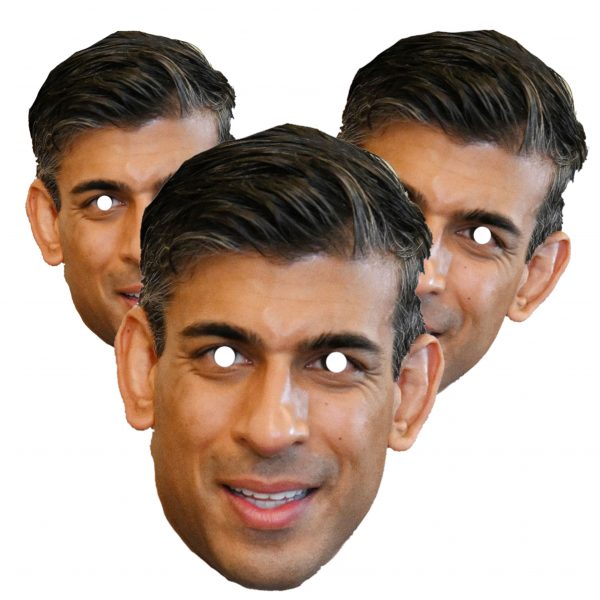 Rishi Sunak A4  Photo Face Mask - Image 2