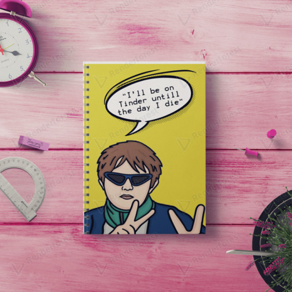 Lewis Capaldi A5 Notebook, Great Birthday or Christmas gift - Image 3