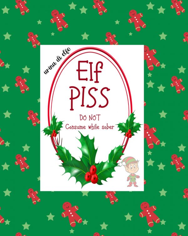 ELF Piss Wine Bottle Labels - Image 2