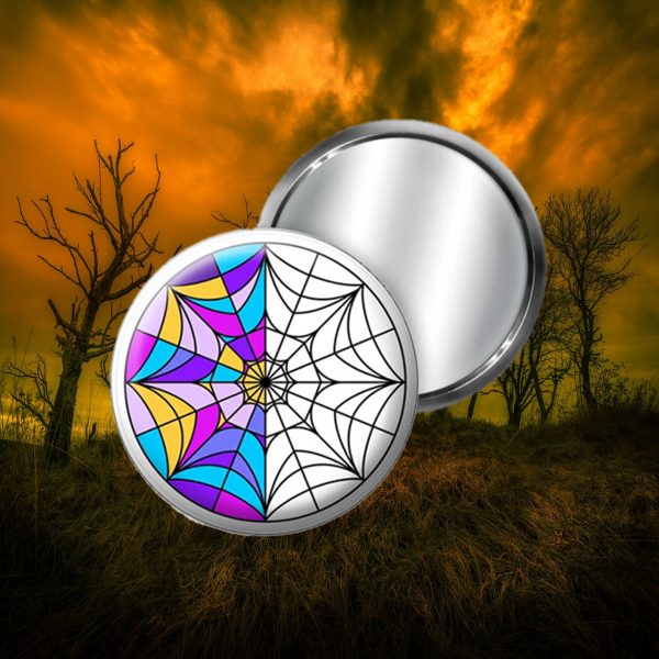 Wednesday Addams, Enid's Window, Pocket Makeup Mirror 58mm