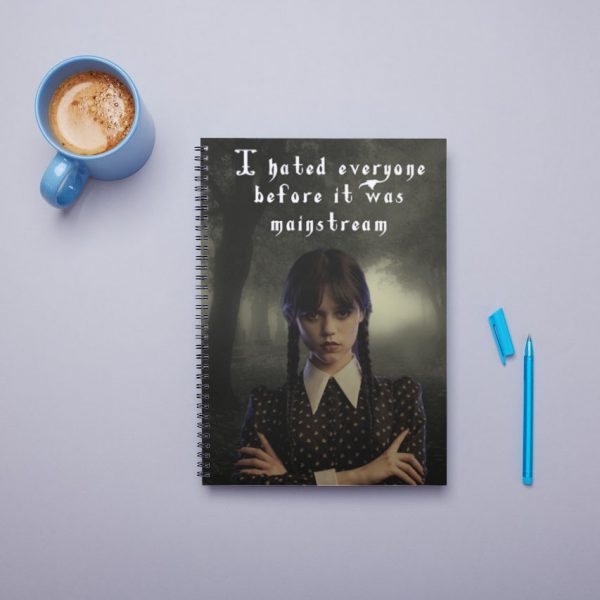 Wednesday Addams A5 Spiral Bound Notebook - Image 3