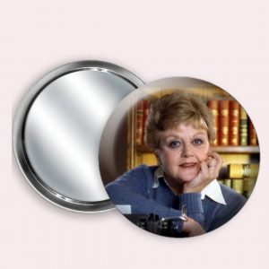Angela Lansbury Pocket Makeup Mirror, Murder She Wrote, 58mm