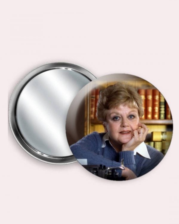 Angela Lansbury Pocket Makeup Mirror, Murder She Wrote, 58mm